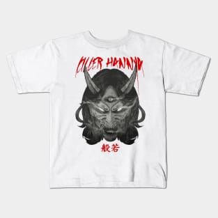 Killer Hannya Black and White Kids T-Shirt